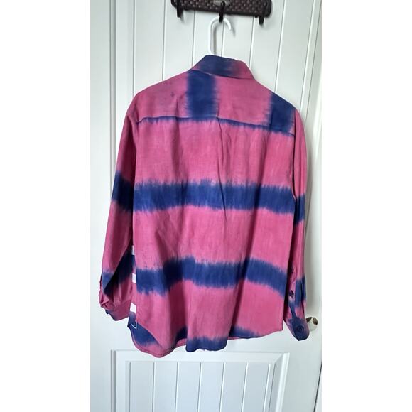 VTG Sandy Starkman Shirt Blouse Sz S Wearable Art Cotton Western Cowboy Horse - Picture 12 of 13